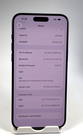 Apple iPhone 15 Pro Max 256GB Black   UNLOCKED   84    Battery Health
