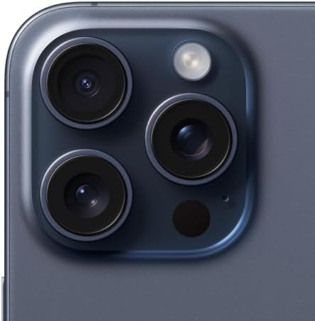Apple iPhone 15 Pro Max  256GB  Blue Titanium   Unlocked  Renewed 