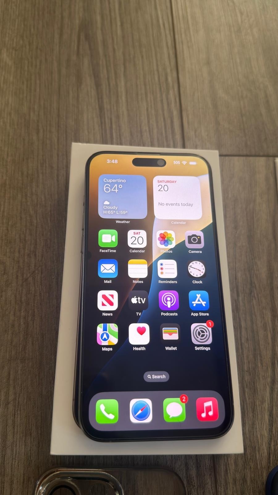 Apple iPhone 15 Pro Max Unlocked 512GB    Natural Titanium  A2849 A  Condition 