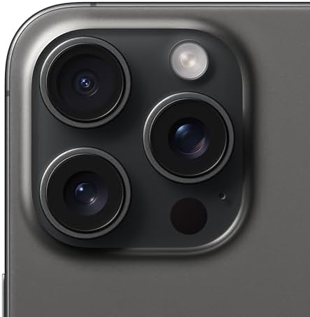 Apple iPhone 15 Pro Max  256GB  Black Titanium   Unlocked  Renewed 