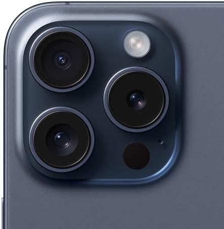 Apple iPhone 15 Pro  128GB  Blue Titanium   Unlocked  Renewed 