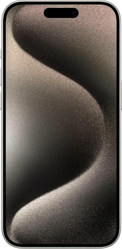Apple iPhone 15 Pro  512GB  Natural Titanium   Unlocked  Renewed 