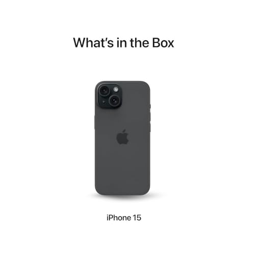 Apple iPhone 15 128GB Black Unlocked Renewed Premium
