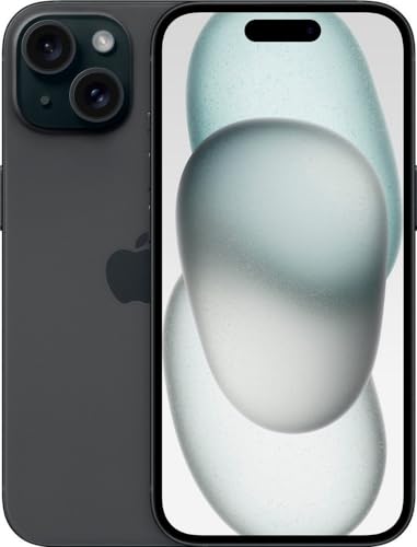 Apple iPhone 15, 128 GB, negro, desbloqueado (reacondicionado)