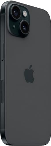 Apple iPhone 15, 128 GB, negro, desbloqueado (reacondicionado)