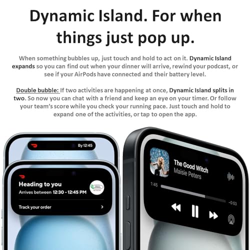 Apple iPhone 15  128GB  Blue   Unlocked  Renewed 