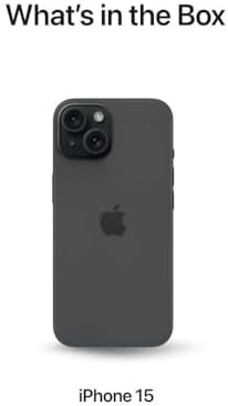 Apple iPhone 15, 128GB, negro - desbloqueado (renovado prémium)