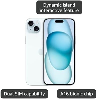 Apple iPhone 15  256GB  Black   Unlocked  Renewed 