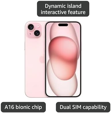 Apple iPhone 15  256GB  Black   Unlocked  Renewed 