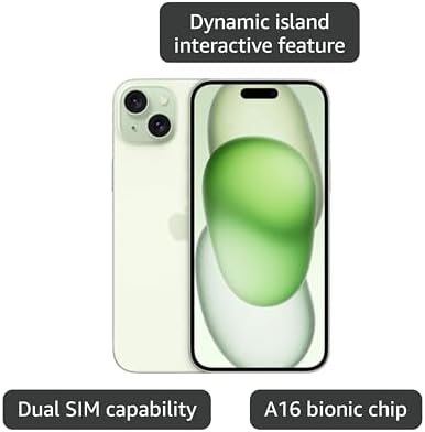 Apple iPhone 15  256GB  Black   Unlocked  Renewed 