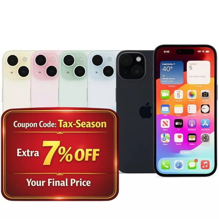 Apple iPhone 15  Excellent Condition  for  Unlocked  Verizon  T Mobile  AT&T 