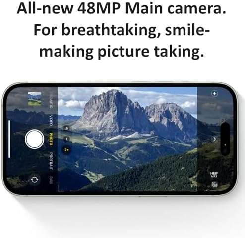 Apple iPhone 15  Renewed   128GB  Blue   Unlocked