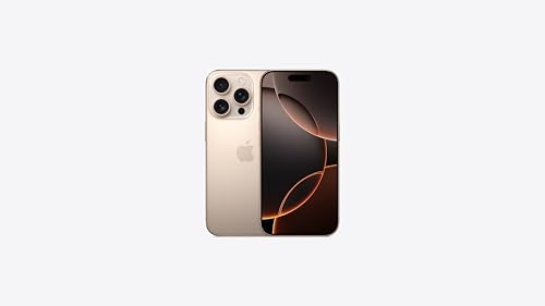 Apple iPhone 16 Pro, versión estadounidense, 256 GB, Desert Titanium - Desbloqueado (renovado)