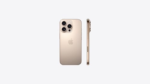 Apple iPhone 16 Pro, versión estadounidense, 256 GB, Desert Titanium - Desbloqueado (renovado)
