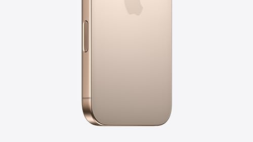 Apple iPhone 16 Pro, versión estadounidense, 256 GB, Desert Titanium - Desbloqueado (renovado)