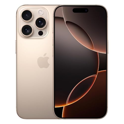 Apple iPhone 16 Pro Max  US Version  256GB  Desert Titanium   Unlocked  Renewed 