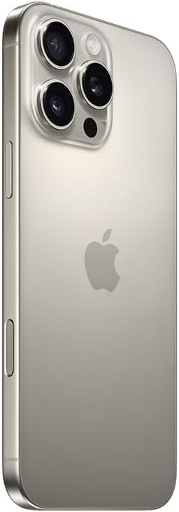 Apple iPhone 16 Pro Max  US Version  256GB  Natural Titanium   Unlocked  Renewed 