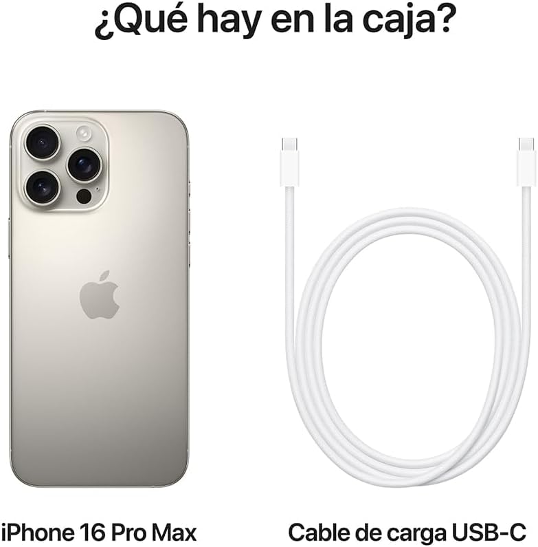 Apple iPhone 16 Pro Max  US Version  256GB  Natural Titanium   Unlocked  Renewed 