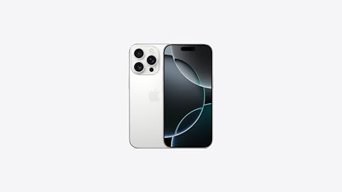 Apple iPhone 16 Pro  US Version  256GB  White Titanium   Unlocked  Renewed 