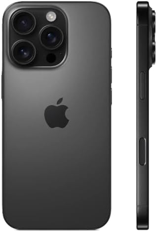 Apple iPhone 16 Pro Max  US Version  512GB  Black Titanium   Unlocked  Renewed 