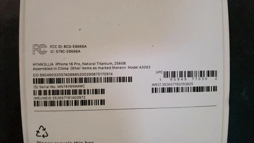Apple iPhone 16 Pro   256 GB   Natural Titanium  Unlocked