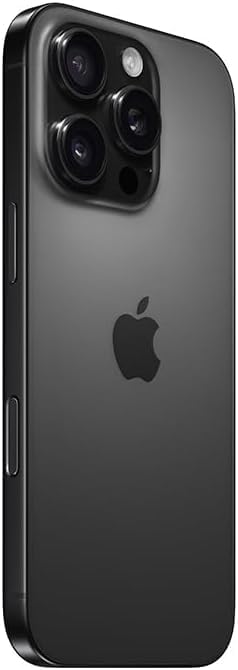 Apple iPhone 16 Pro  US Version  256GB  Black Titanium   Unlocked  Renewed 