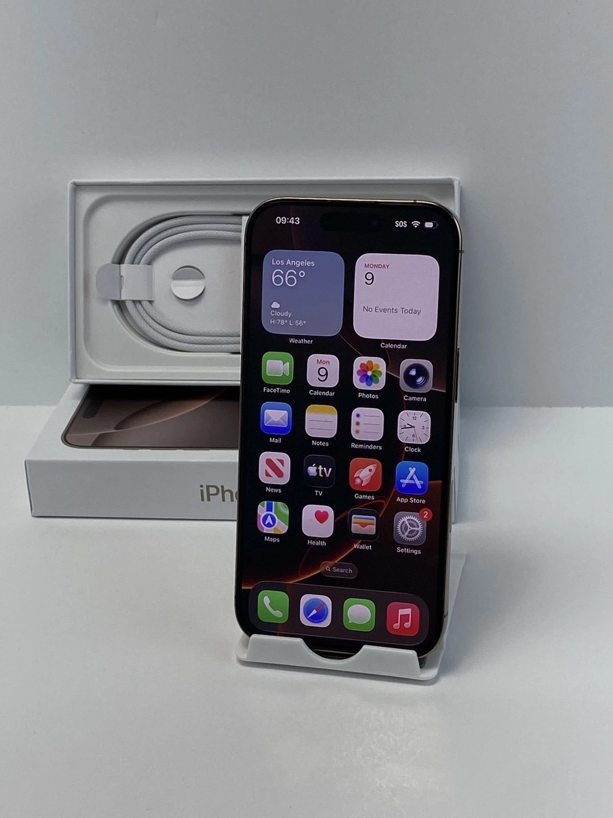 Apple iPhone 16 Pro A3083 256GB Desert Unlocked phone 93  battery health