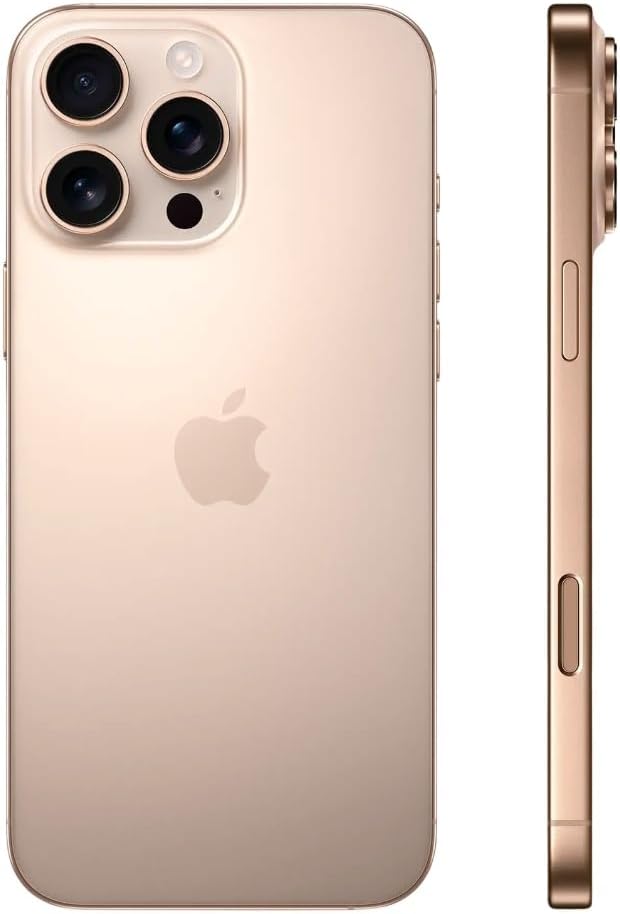 Apple iPhone 16 Pro Max  256GB  Desert Titanium   Unlocked  Renewed 