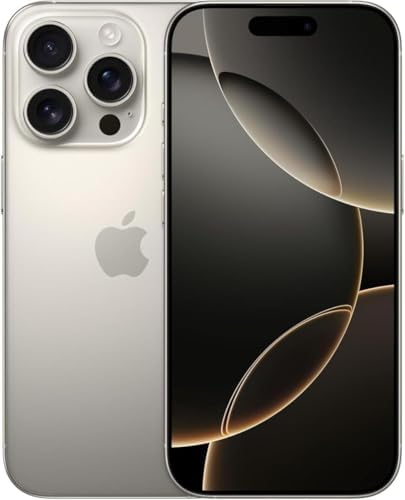 Apple iPhone 16 Pro  128GB  Black Titanium   Unlocked  Renewed 