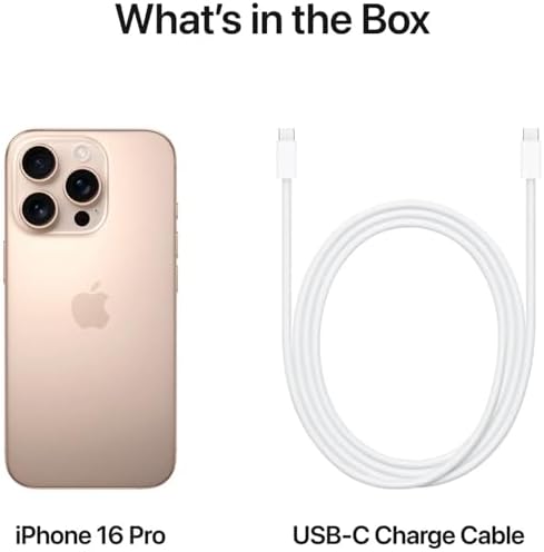 Apple iPhone 16 Pro Max  256GB  Desert Titanium   Unlocked  Renewed 