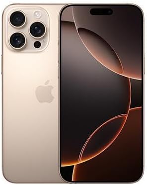 Apple iPhone 16 Pro Max  US Version  512GB  Desert Titanium for AT&T  Renewed Premium 