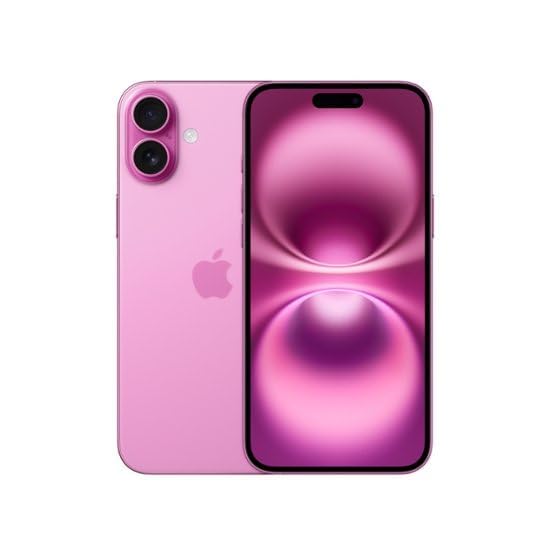 Apple iPhone 16  US Version  128GB  Pink   Unlocked  Renewed Premium 