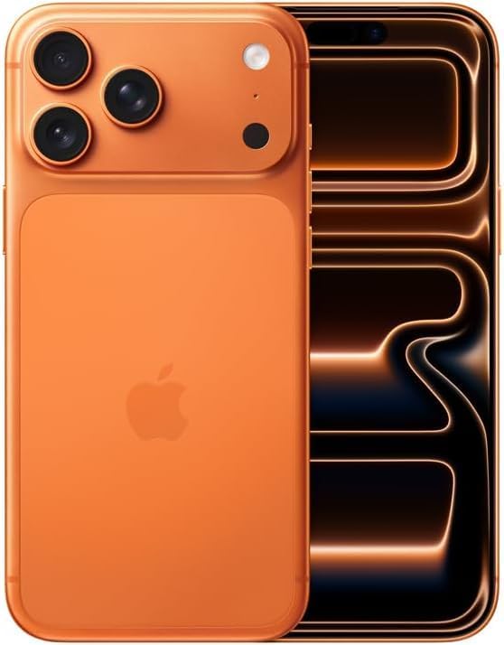 Apple iPhone 17 Pro Max  US Version  1TB  eSIM  Cosmic Orange  Unlocked  Renewed 