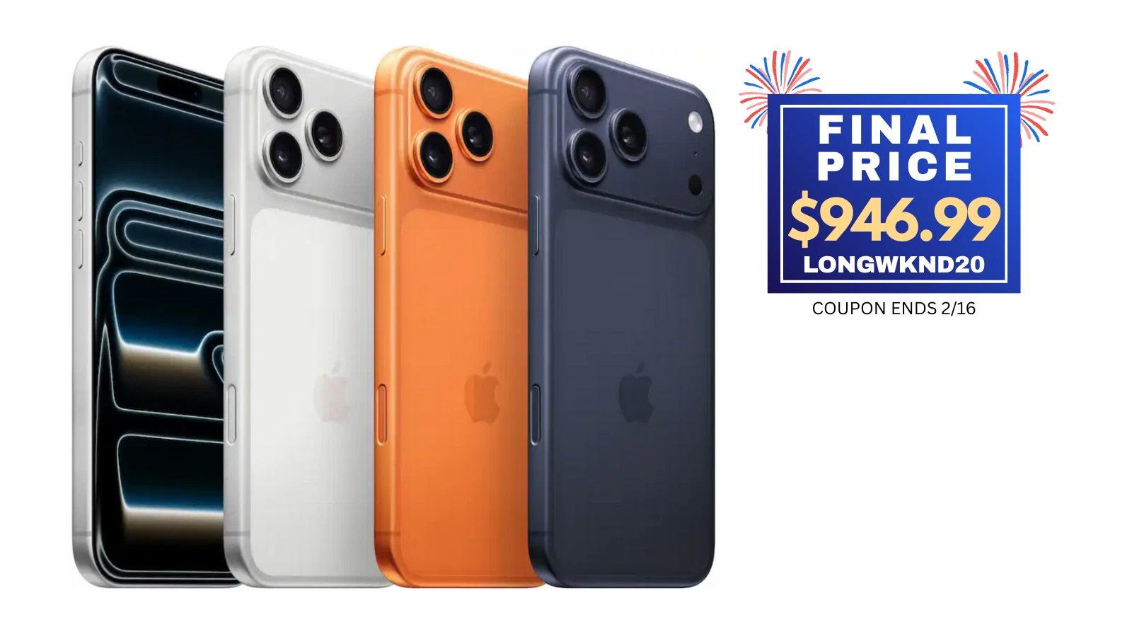 Apple iPhone 17 Pro A3256 256GB Unlocked Excellent Condition