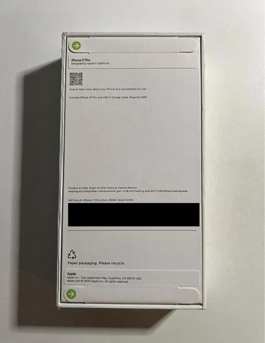 Apple iPhone 17 Pro 256GB Silver factory unlocked brand new Sealed MG7K4LL/A