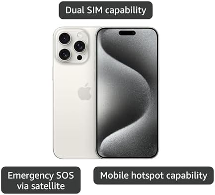 Apple iPhone  Renewed Premium  15 Pro Max  1TB  Blue Titanium   Unlocked