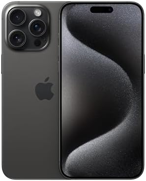 Apple iPhone  Renewed Premium  15 Pro Max  256GB  Black Titanium   Unlocked