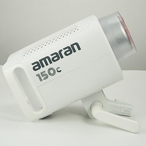 Aputure Amaran 150c COB Video Light RGBWW 150W 2 500K to 7 500K CCT with G/M Adjustment 15 610 lux   1m with Hyper Reflector APP Control  White 