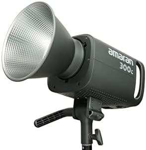 Aputure Amaran 300c RGB COB Video Light Bowen Mount 2 500K to 7 500K CCT with G/M Adjustment 26 580 lux   1m with Hyper Reflector Support APP Control