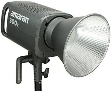 Aputure Amaran 300c RGB COB Video Light Bowen Mount 2 500K to 7 500K CCT with G/M Adjustment 26 580 lux   1m with Hyper Reflector Support APP Control