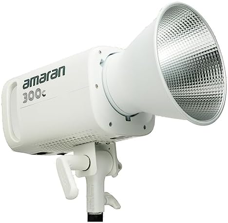 Aputure Amaran 300c RGB COB Video Light Bowen Mount 2 500K to 7 500K CCT with G/M Adjustment 26 580 lux   1m with Hyper Reflector Support APP Control