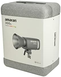 Aputure Amaran 300c RGB COB Video Light Bowen Mount 2 500K to 7 500K CCT with G/M Adjustment 26 580 lux   1m with Hyper Reflector Support APP Control