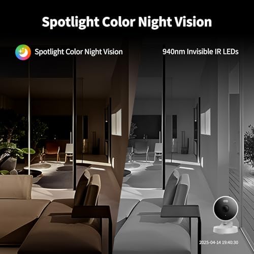 Aqara G100  2K Indoor/Outdoor Security Camera  HomeKit Secure Video  2 Way Audio  Spotlight Color/IR Night Vision  AI Detection  140  FOV  Wi Fi 6  Supports HomeKit  Alexa  Google and IFTTT  Black