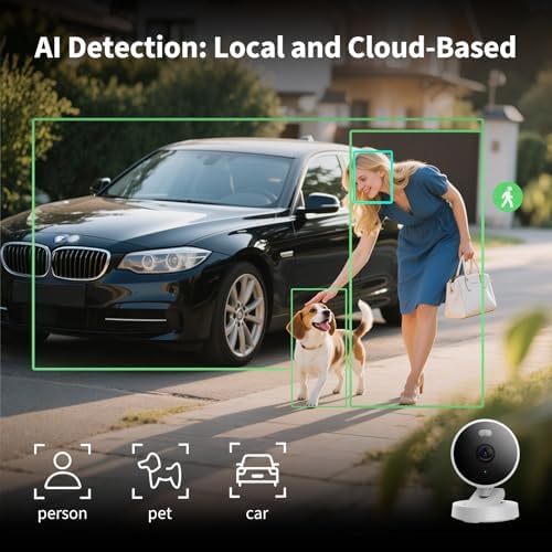 Aqara G100  2K Indoor/Outdoor Security Camera  HomeKit Secure Video  2 Way Audio  Spotlight Color/IR Night Vision  AI Detection  140  FOV  Wi Fi 6  Supports HomeKit  Alexa  Google and IFTTT  Black
