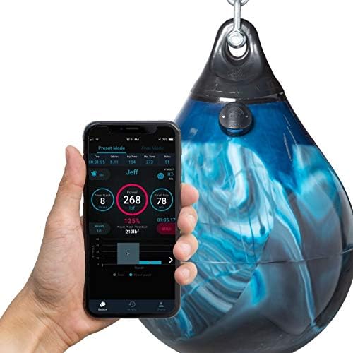 Aqua Training Bag Sensor Kit   Monitor and Maximize Your Training Progress via Smartphone app   Use Punch Force  Hardest Punch  Punch Calorie Measurement and Punch Frequency Indicators   2020136457