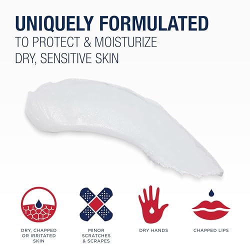 Aquaphor Ungüento de Terapia Avanzada para Niños, Ungüento Protector de la Piel al 41% de Petrolato para el Cuidado de Heridas Menores, Piel y Labios Agrietados o Escamados, Tubo de 1.75 Oz