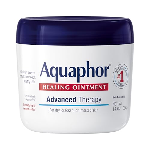 Aquaphor Healing Ointment Advanced Therapy Skin Protectant  Dry Skin Body Moisturizer  7 Oz Tube