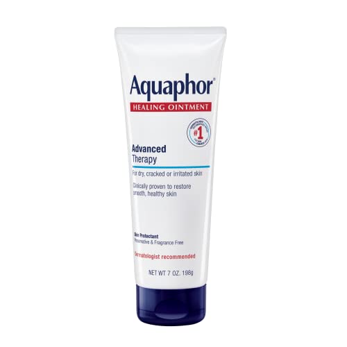 Aquaphor Healing Ointment Advanced Therapy Skin Protectant  Dry Skin Body Moisturizer  7 Oz Tube