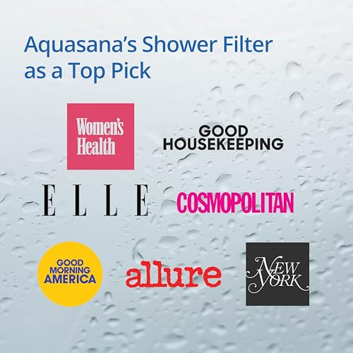 Aquasana Shower Filter   Dermatologist recommended for softer  healthier skin & hair   Proven to reduce 90  of chlorine for 6 months   High pressure   Use your own shower head   AQ 4100NSH