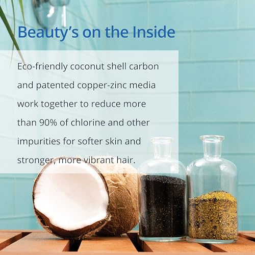 Aquasana Shower Filter   Dermatologist recommended for softer  healthier skin & hair   Proven to reduce 90  of chlorine for 6 months   High pressure   Use your own shower head   AQ 4100NSH